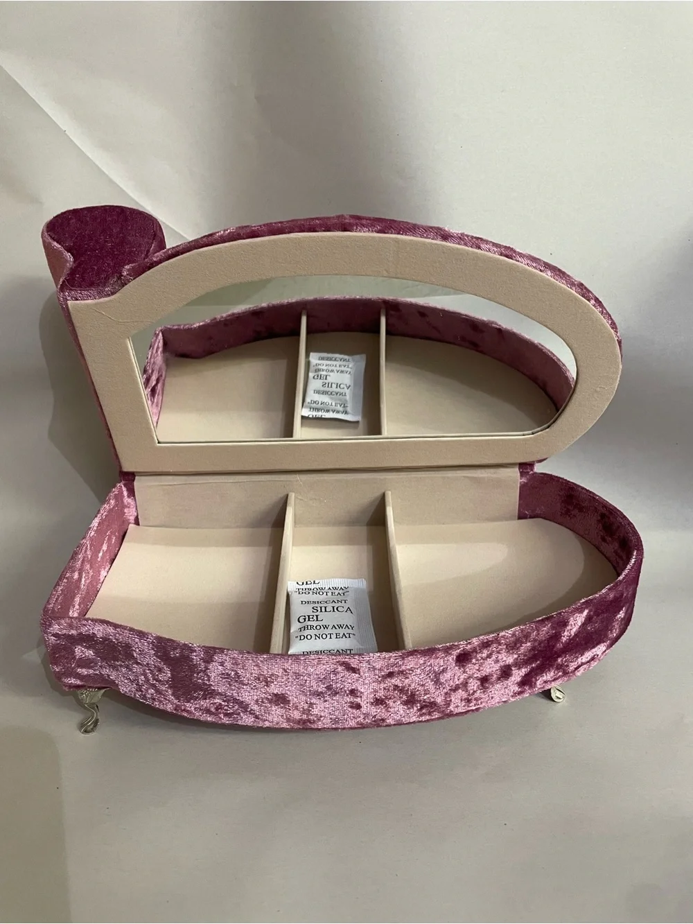 Plush Velvet Curved Chaise Lounge - Deep Berry Pink